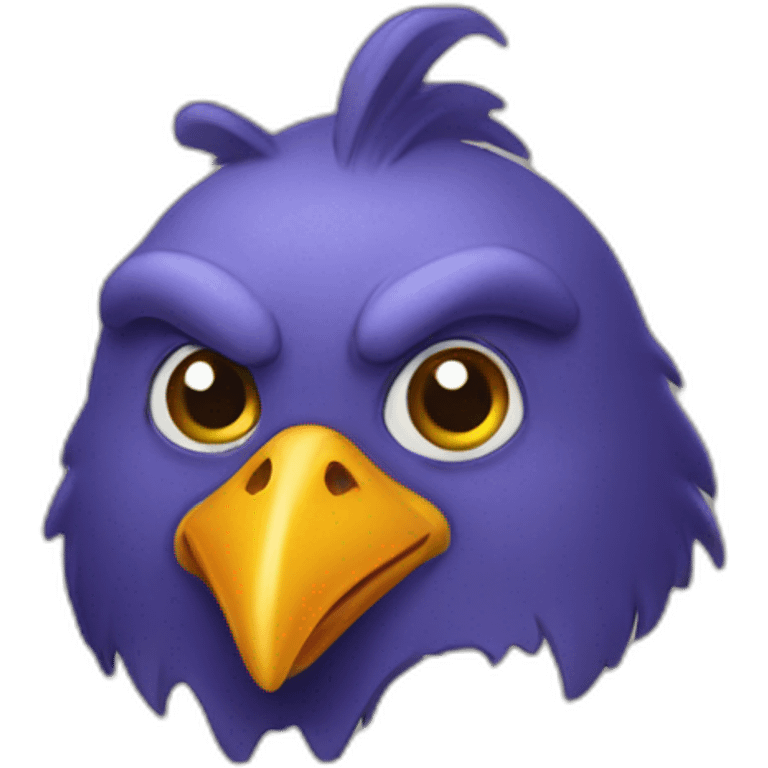 Une poule chauve emoji