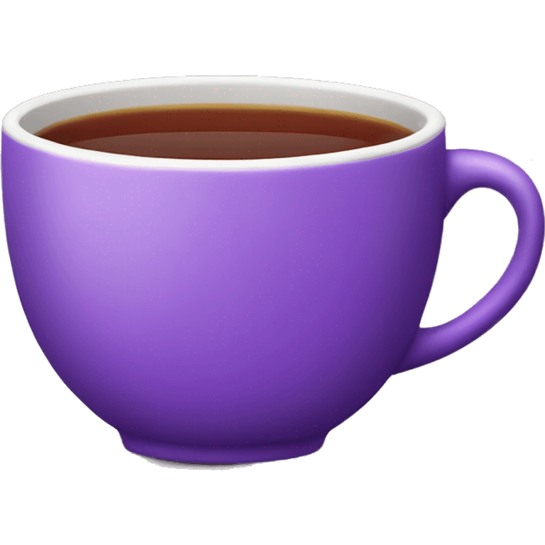 purple cup of tea emoji