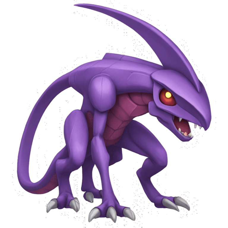  Edgy Genesect-Raptor full body emoji