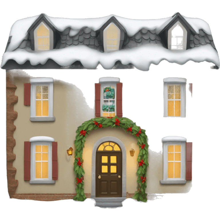 maison de Noël  emoji