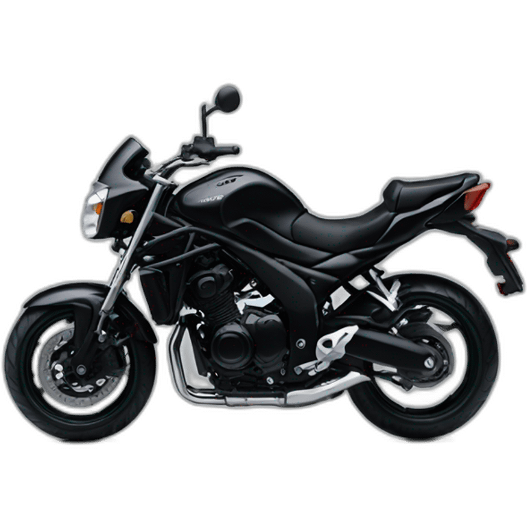 black suzuki bandit 1200 emoji