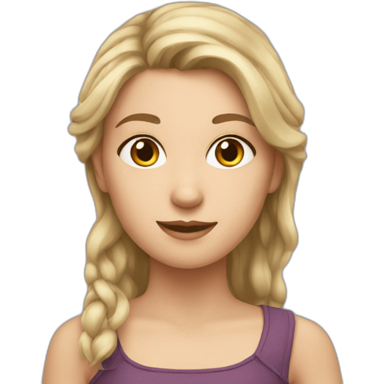 caucasian girl emoji