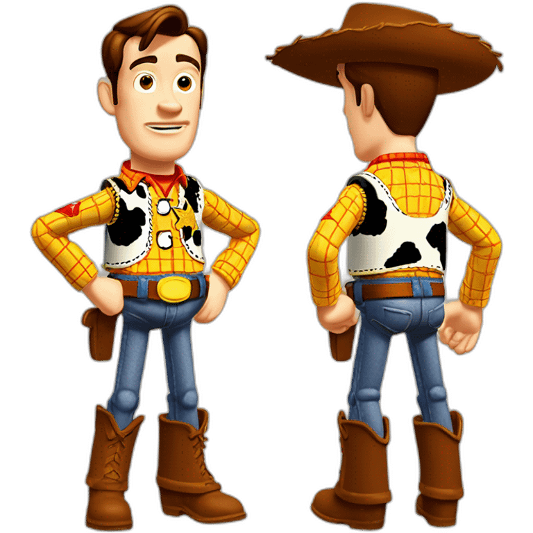 Woody toy story boxe posture emoji