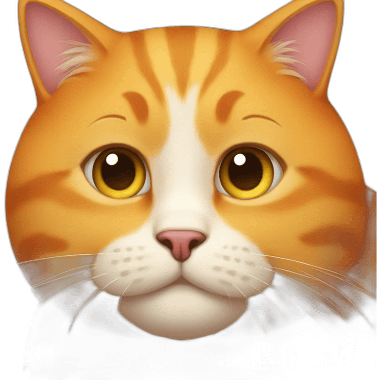 orange fat cat emoji