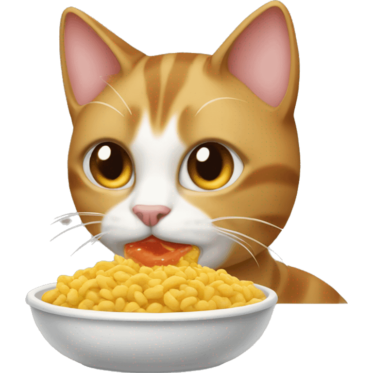 Cat smelling food emoji