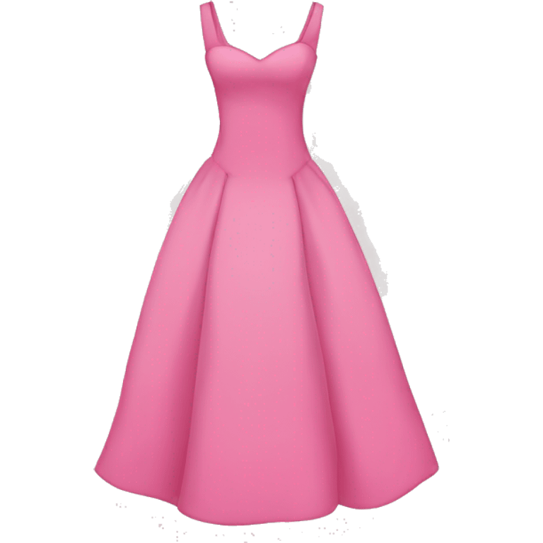 Pink dress with sweetheart neckline  emoji