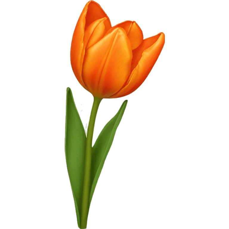 Create a emoji of a orange tulip flower  emoji