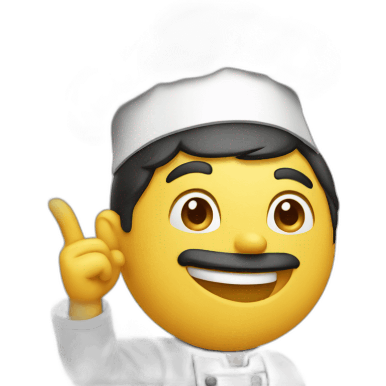 chef blowing a kiss emoji