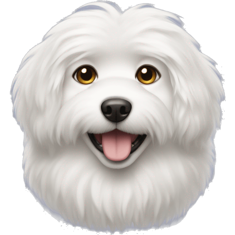 White fluffy dog emoji