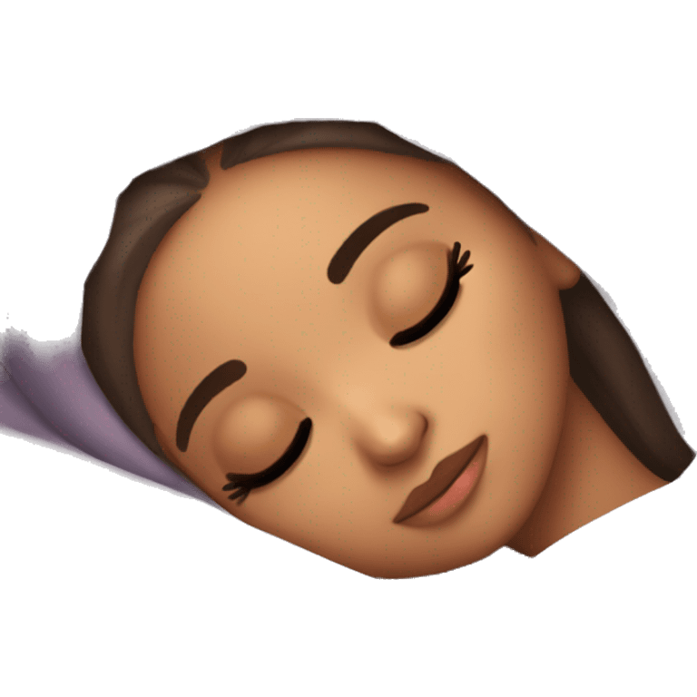 Ariana Grande sleeping emoji