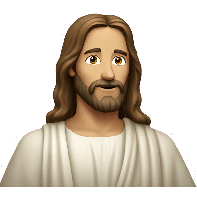 Jesus mit einem Herz emoji