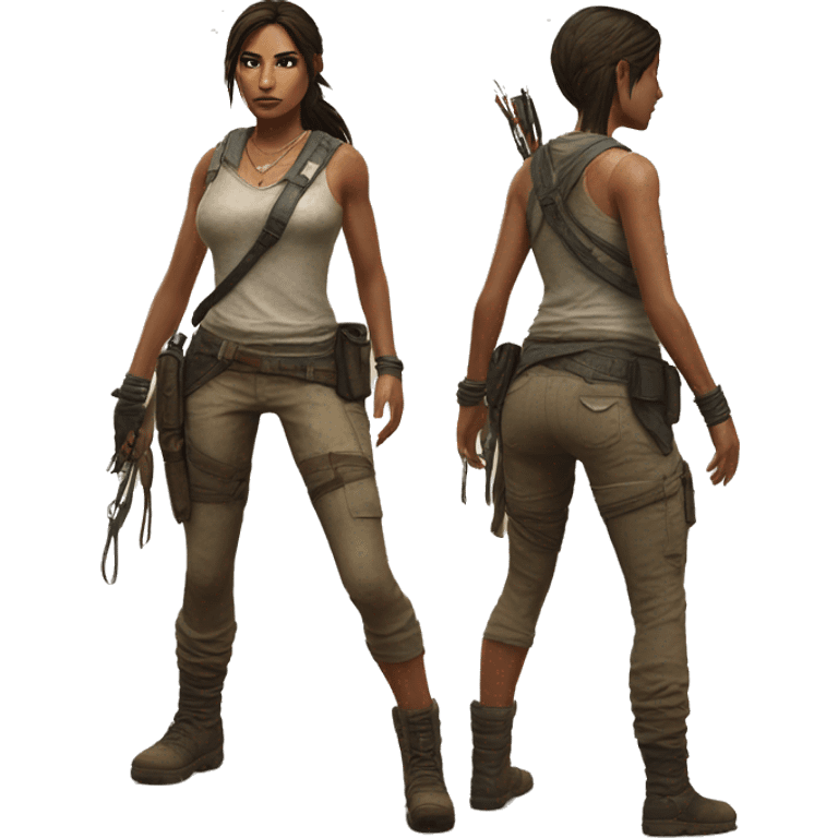 Lara Croft shadow of the tomb raider  emoji