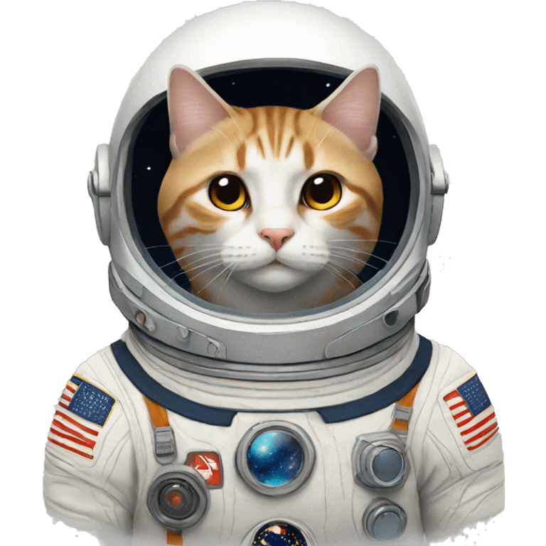 Gato astronauta emoji