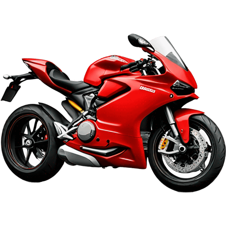 Ducati motorcycle red emoji