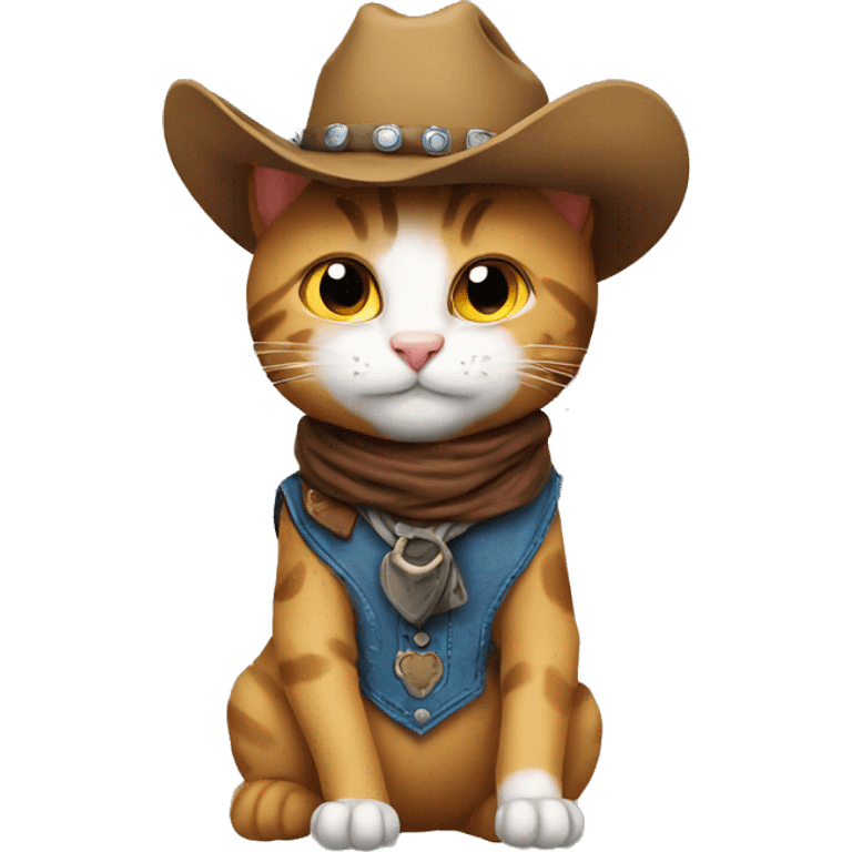 cowboy cat emoji