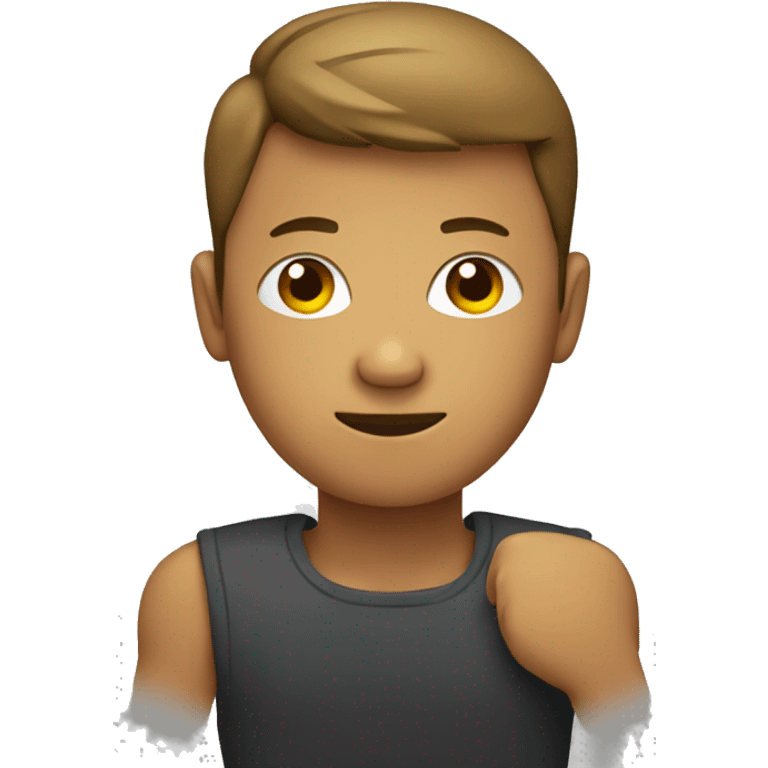 person with arms crossed in front of the body emoji