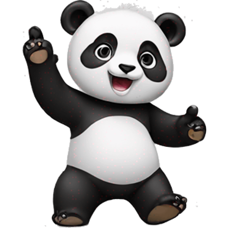 panda saying ok emoji