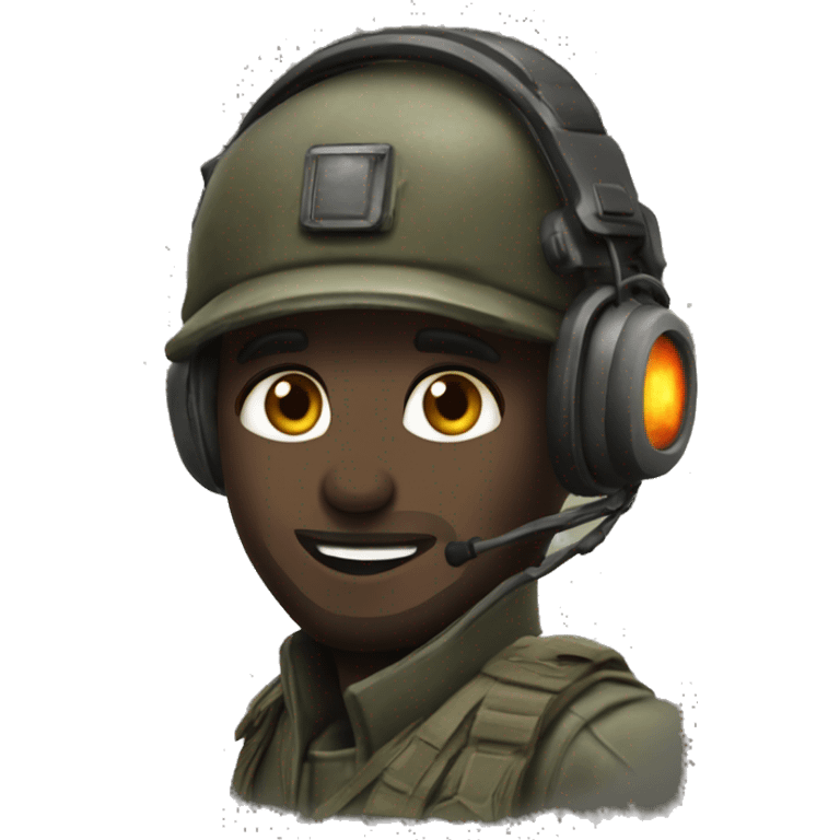 Fiery Call Of Duty Operator emoji