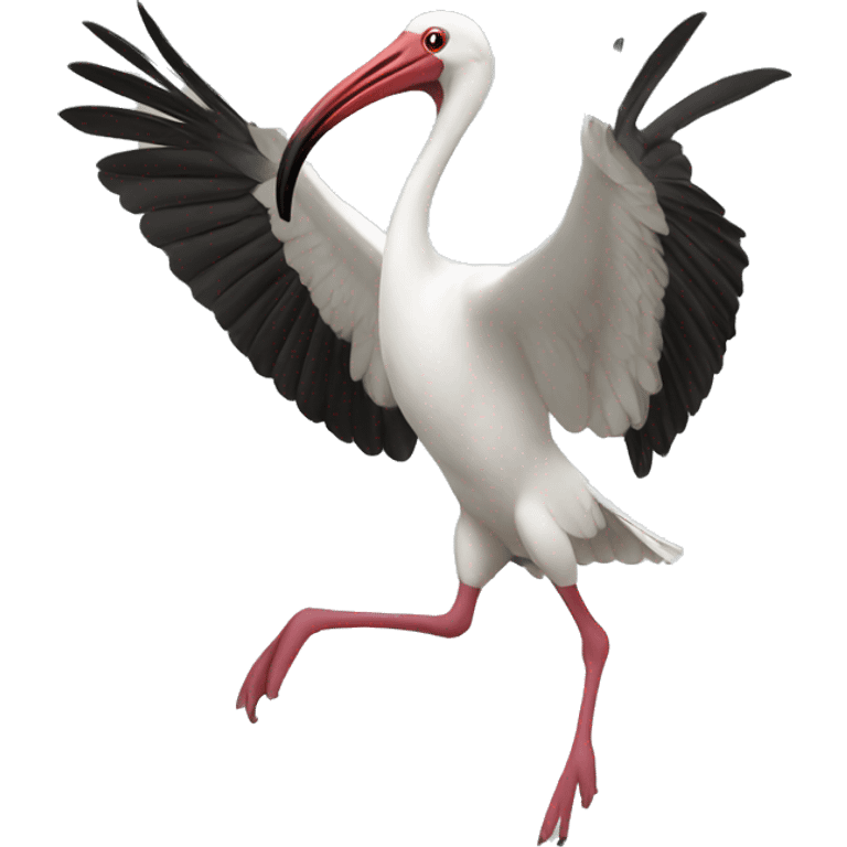 ibis running emoji