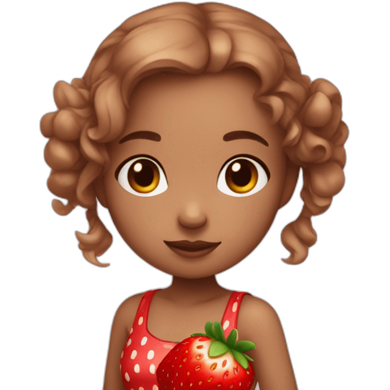 girl strawberry sonny angel emoji