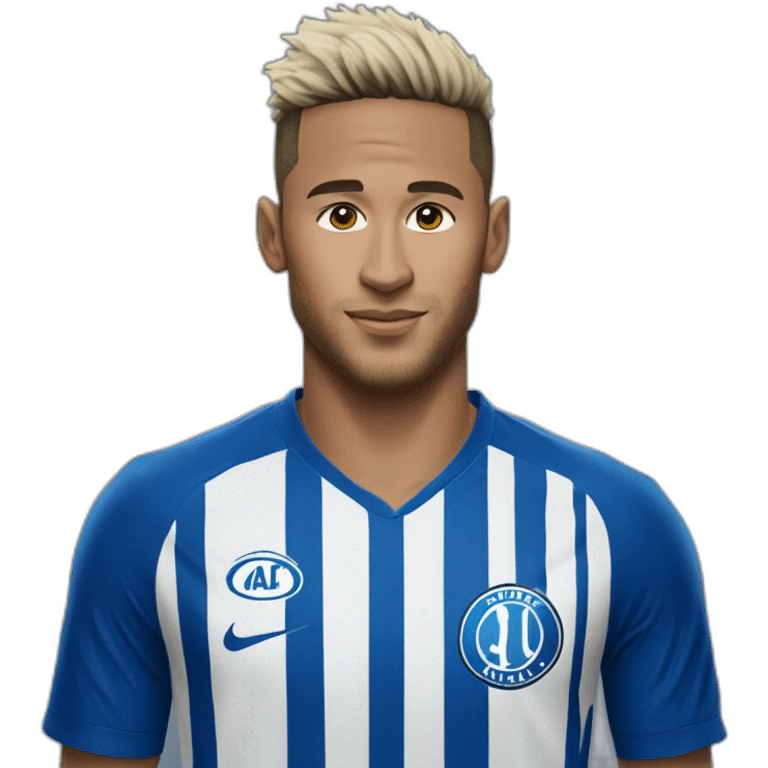 neymar wearing Alhilal shirt emoji