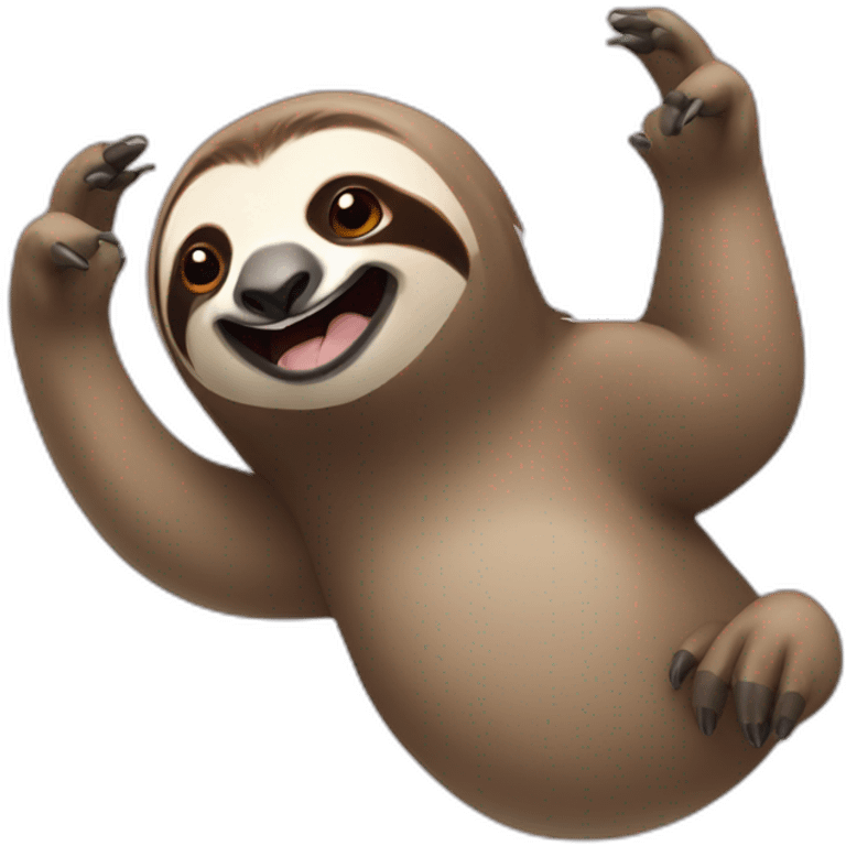 sloth pointing  emoji