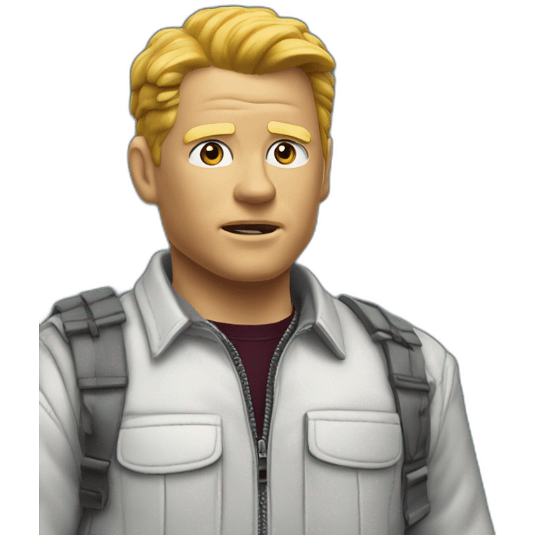 Biff Tannen in back to the future emoji