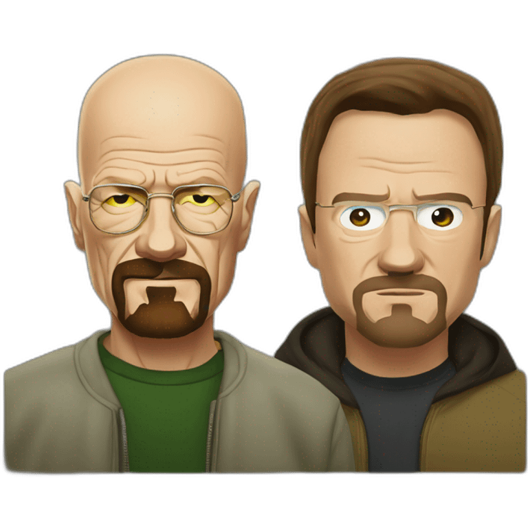 Walter white and jesse pinkman emoji