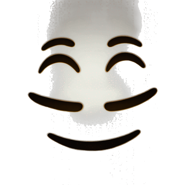 two smiling face emojis, they are next to each other but one is slightly behind the other one and in the shadows emoji