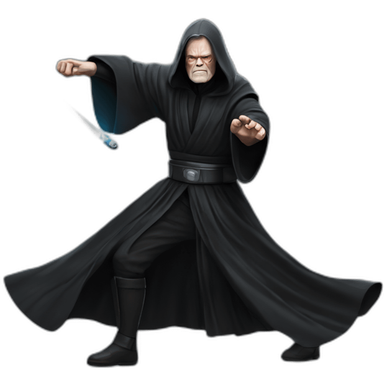 Palpatine fight pose emoji