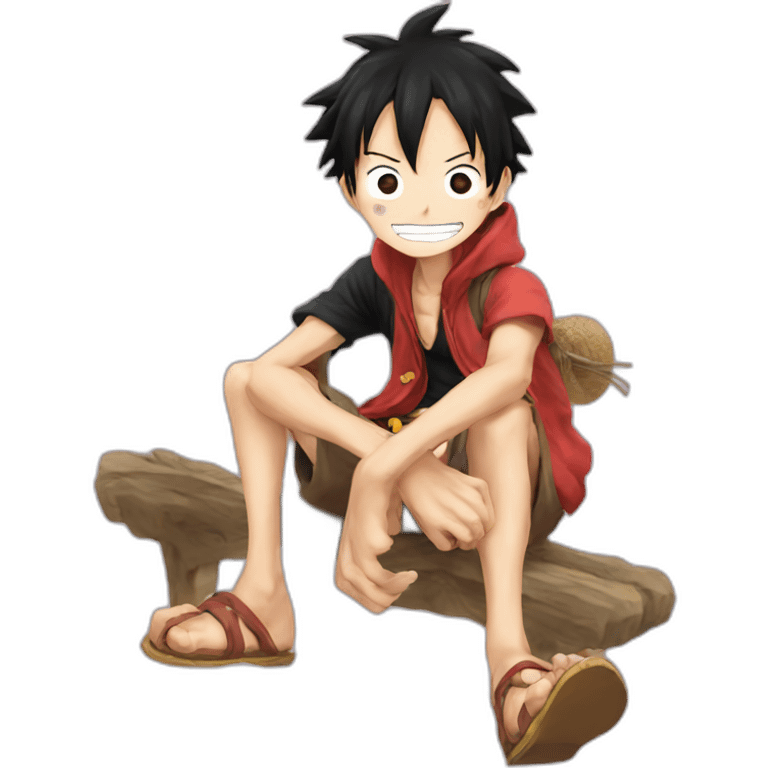 Luffy love emoji