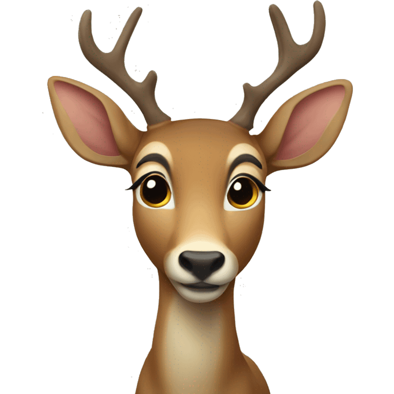 deer saying hi emoji