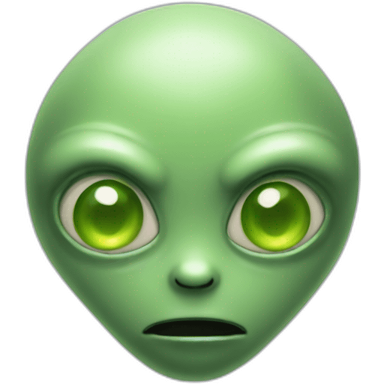 alien head emoji