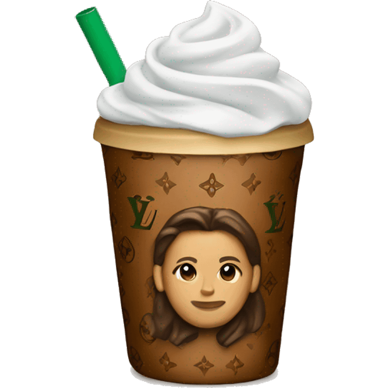 Starbucks Louis Vuitton  emoji