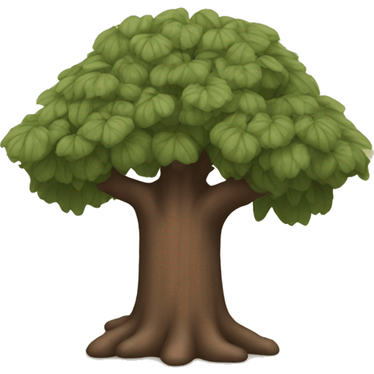 Brown fig tree emoji