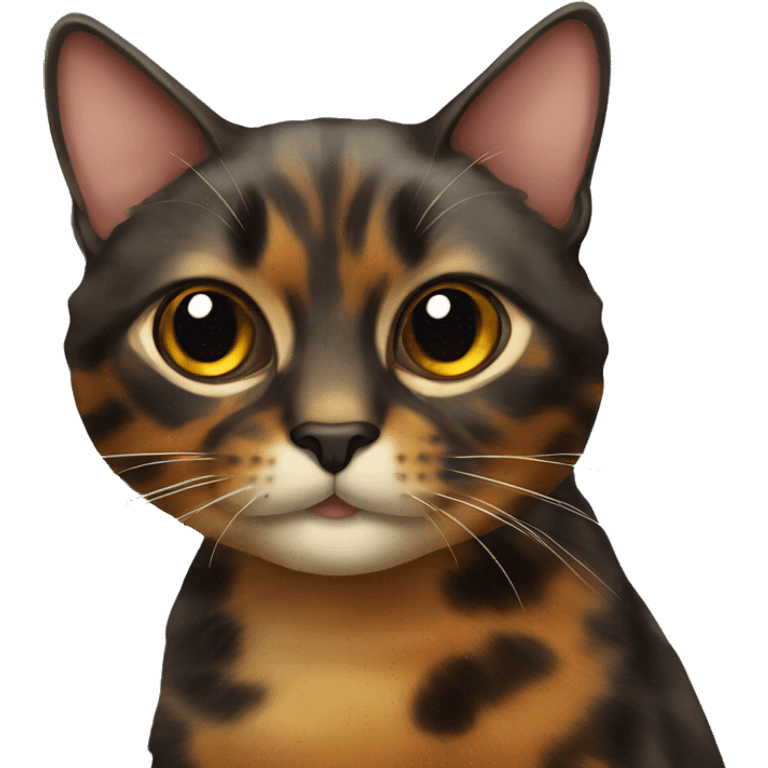 tortoiseshell cat emoji