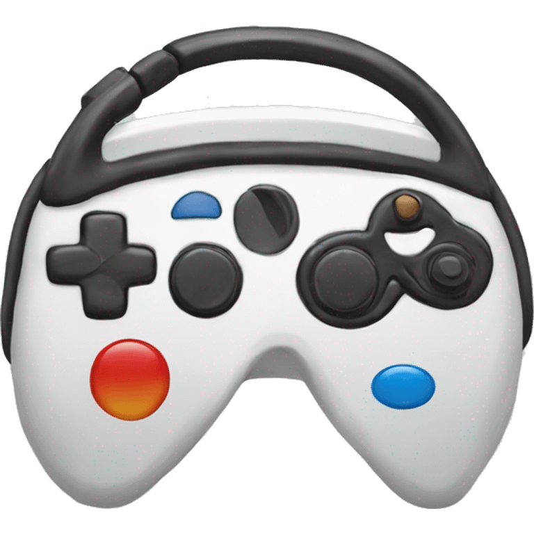 controller with glasses emoji