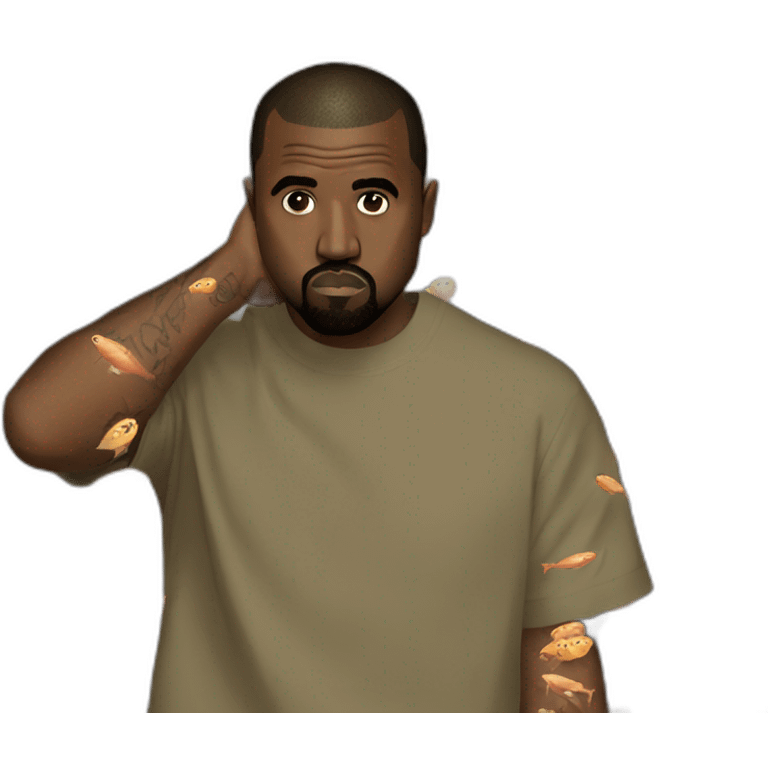 Kanye west loves fishticks emoji