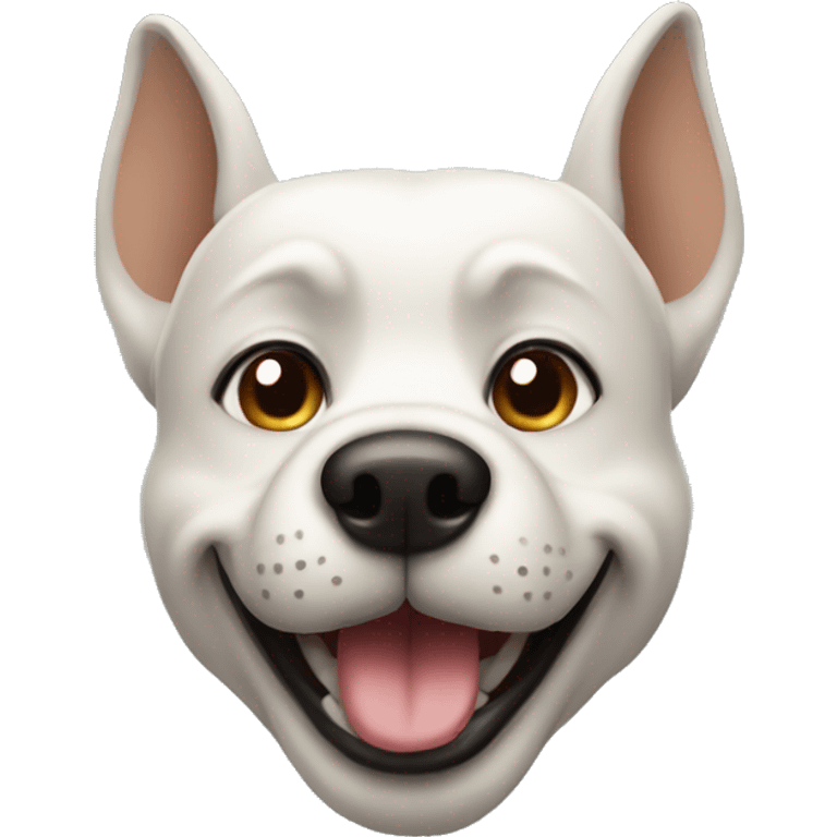 The funny dog head emoji