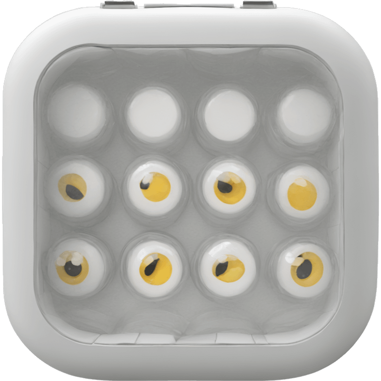 contact lens storage case emoji