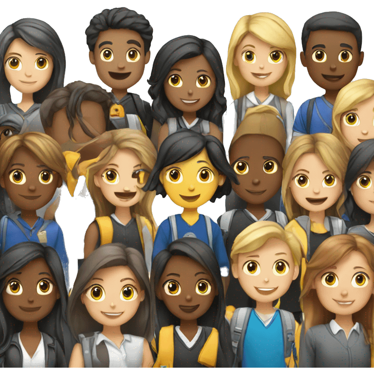 Schools with students  emoji