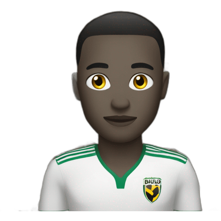 aboubakar dialo avec des locks emoji