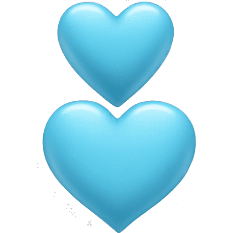 light blue heart emoji