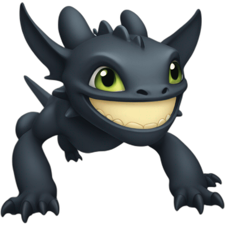 Toothless emoji