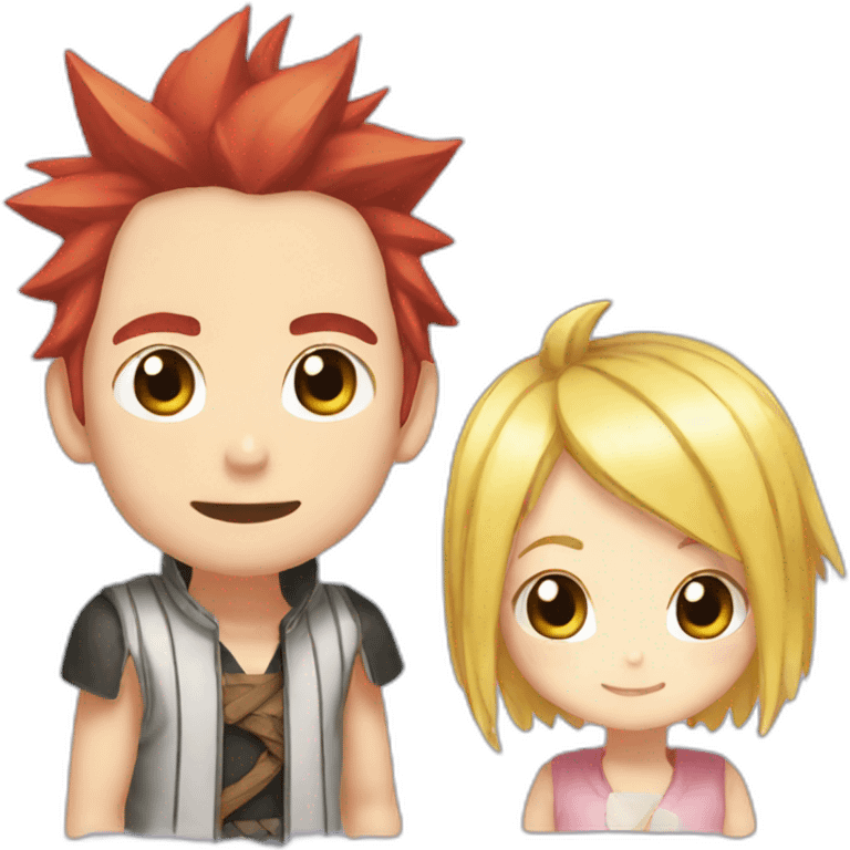 lucy and natsu emoji