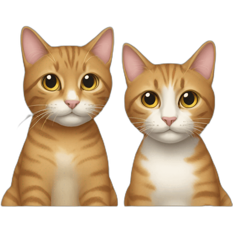 two-cats emoji