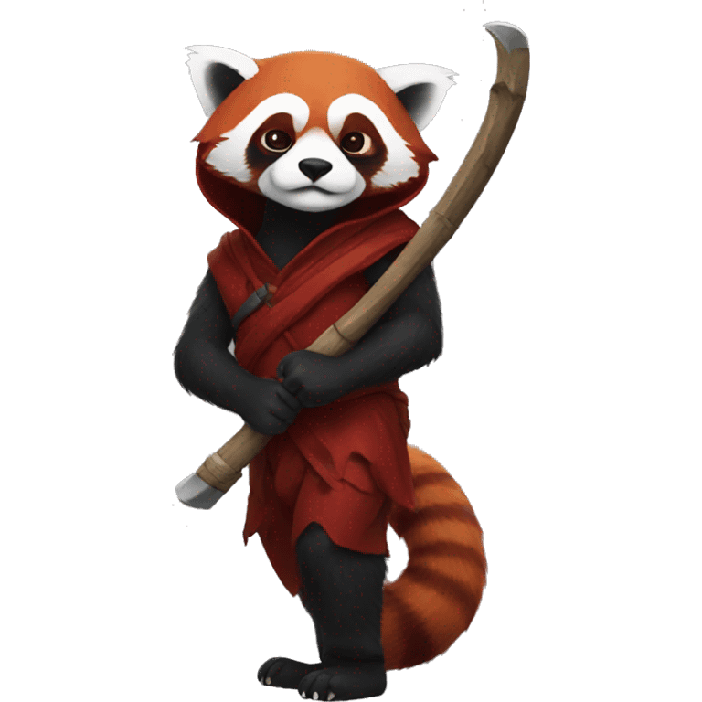 red panda reaper emoji