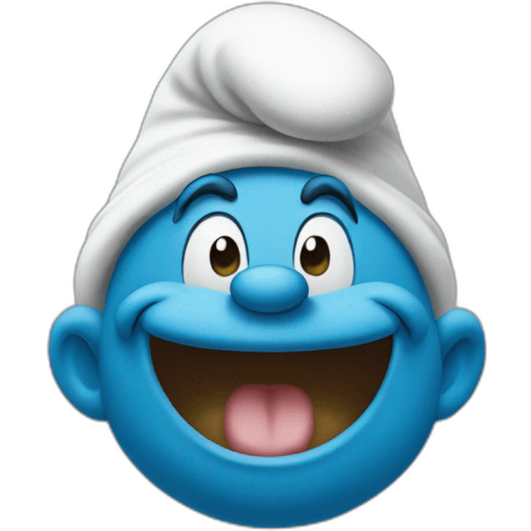 Smurf souris emoji