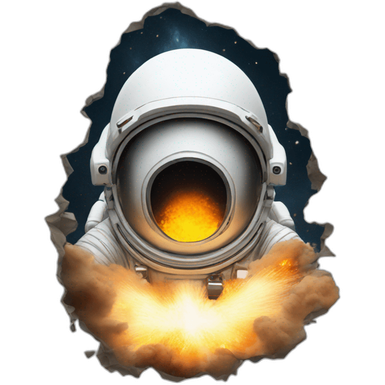 explosion astronaut emoji