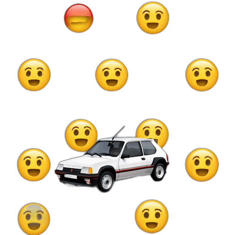 Peugeot 205 gti emoji